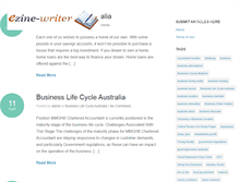 Tablet Screenshot of ezine-writer.com.au